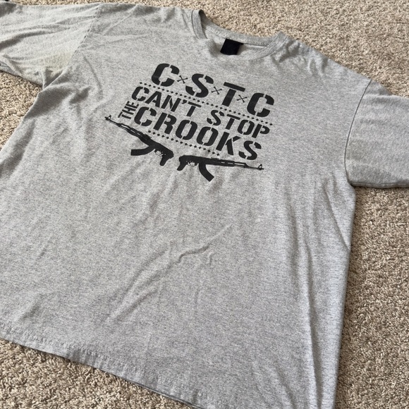 Crooks & Castles Men’s Gray tee top tshirt Can’t Stop the Crooks size XL - Picture 7 of 8